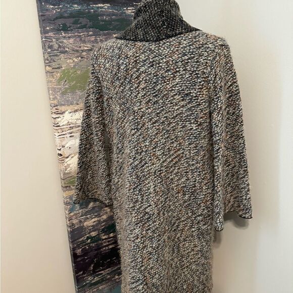 NWT Bryn Walker Castagna Wrap Isle Skye Array Hues Shawl Coat SZ XS Wool Blend - Picture 3 of 14